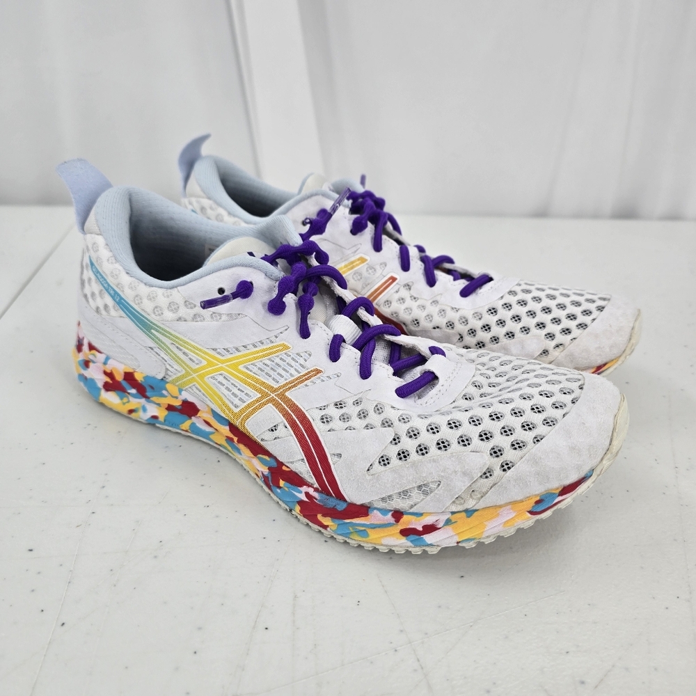 Asics Gel-Noosa Tri 12 Women's Triathlon Running Shoes White Size 7.5 1012A578.